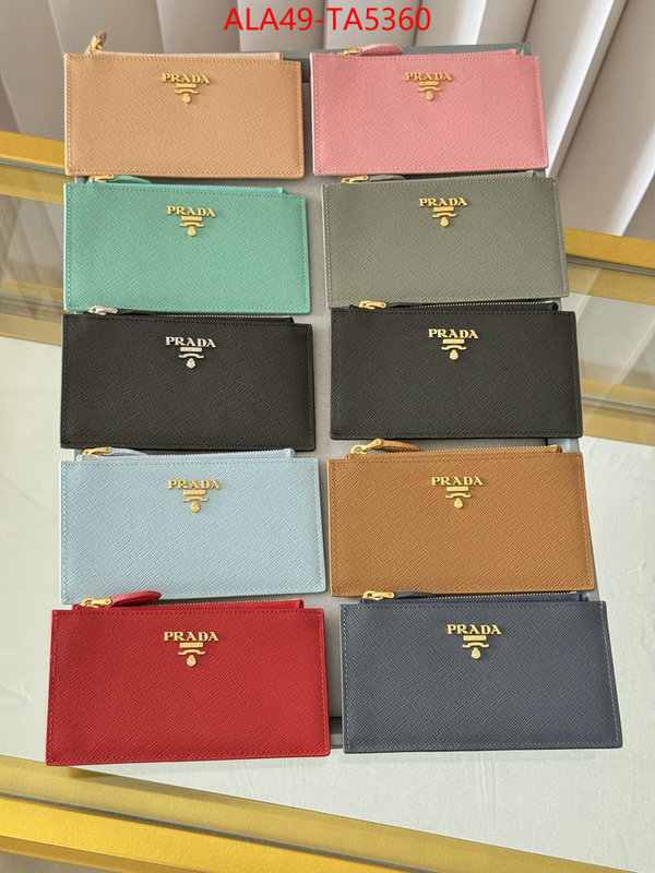 Prada Bags(TOP)-Wallet are you looking for ID: TA5360 $: 49USD,