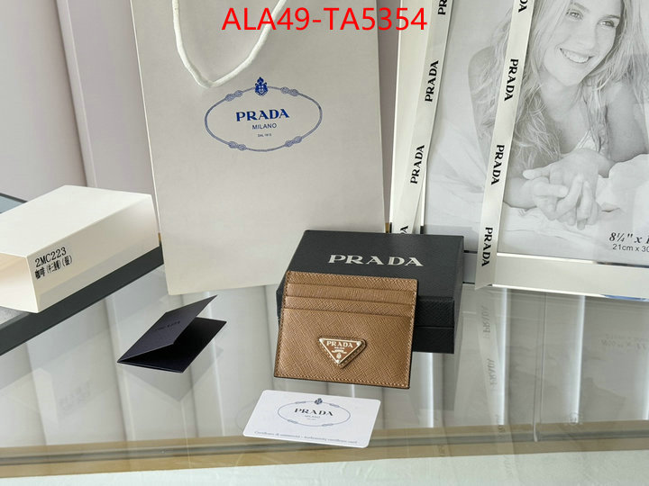 Prada Bags(TOP)-Wallet where to buy the best replica ID: TA5354 $: 49USD,