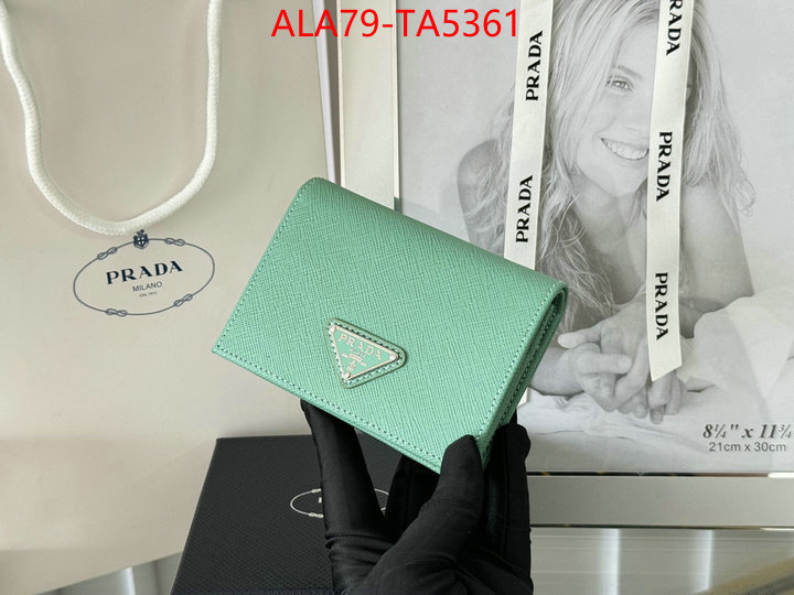 Prada Bags(TOP)-Wallet is it illegal to buy dupe ID: TA5361 $: 79USD,