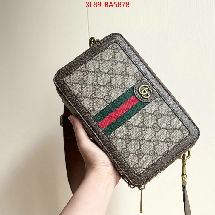 Gucci Bags(4A)-Crossbody- for sale online ID: BA5878 $: 89USD,