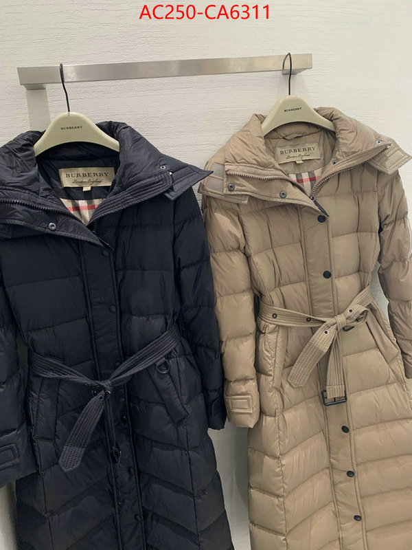 Down jacket Women-Burberry outlet 1:1 replica ID: CA6311 $: 250USD