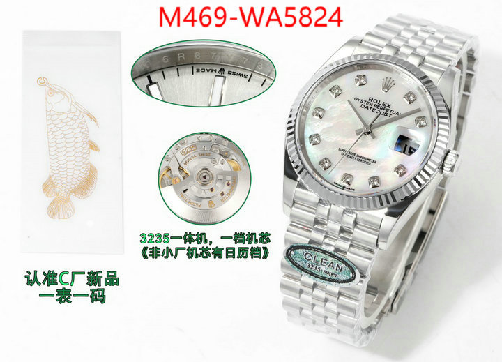 Watch(TOP)-Rolex high quality perfect ID: WA5824 $: 469USD