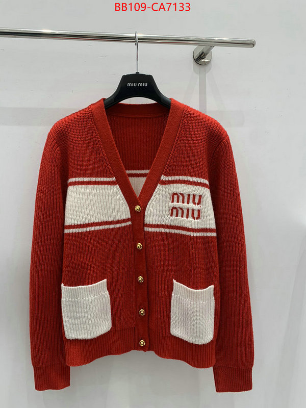 Clothing-MIU MIU buy best high-quality ID: CA7133 $: 109USD