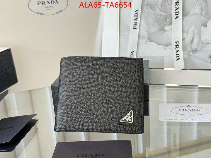 Prada Bags(TOP)-Wallet best luxury replica ID: TA6654 $: 65USD,