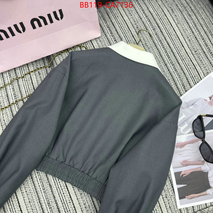 Clothing-MIU MIU 2024 aaaaa replica 1st copy ID: CA7136 $: 119USD