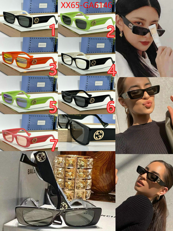 Glasses-Gucci top fake designer ID: GA6146 $: 65USD