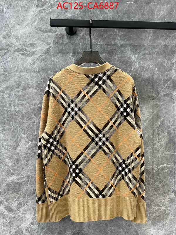 Clothing-Burberry knockoff highest quality ID: CA6887 $: 125USD