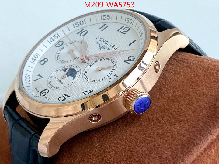 Watch(TOP)-Longines 1:1 clone ID: WA5753 $: 209USD