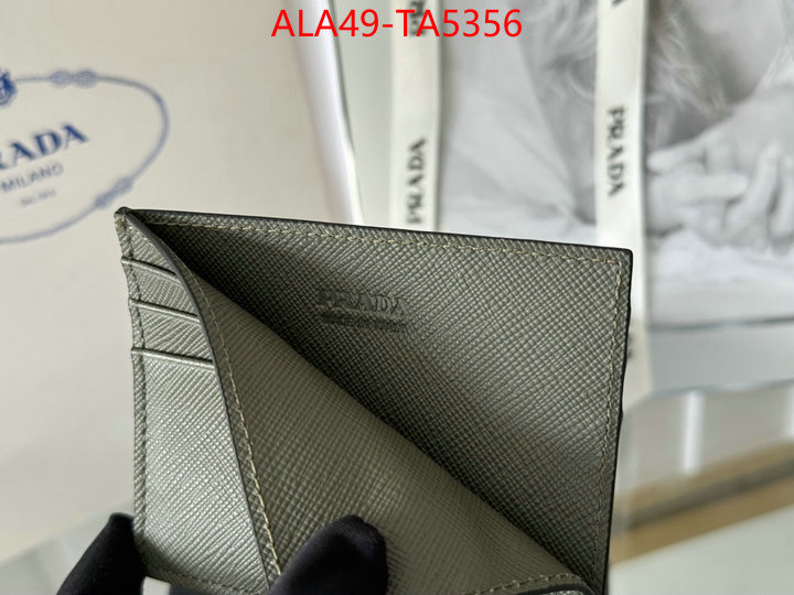 Prada Bags(TOP)-Wallet where quality designer replica ID: TA5356 $: 49USD,