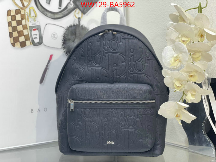 Dior Bags(4A)-Backpack- fake designer ID: BA5962