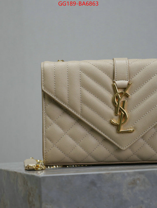 YSL Bags(TOP)-Envelope Series how to find replica shop ID: BA6863 $: 189USD,