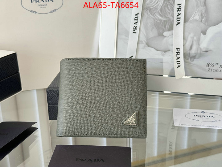 Prada Bags(TOP)-Wallet best luxury replica ID: TA6654 $: 65USD,