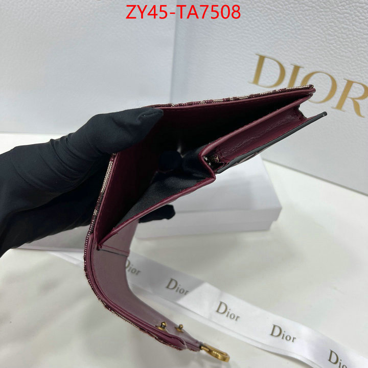 Dior Bags(4A)-Wallet- fashion ID: TA7508 $: 45USD,