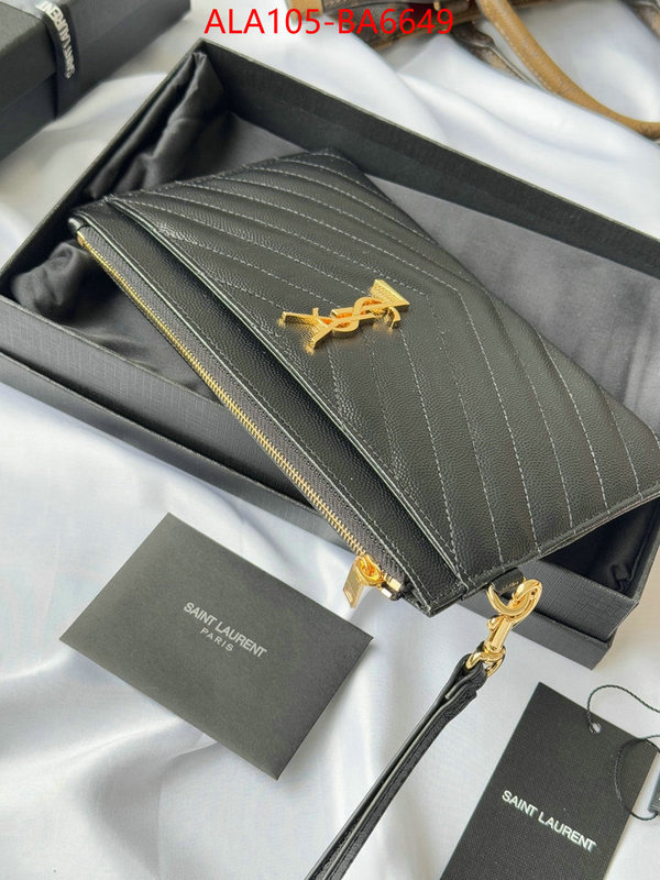 YSL Bags(TOP)-Clutch- luxury cheap replica ID: BA6649 $: 105USD,