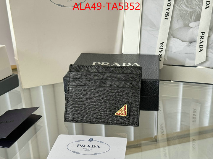 Prada Bags(TOP)-Wallet how to buy replcia ID: TA5352 $:49USD,