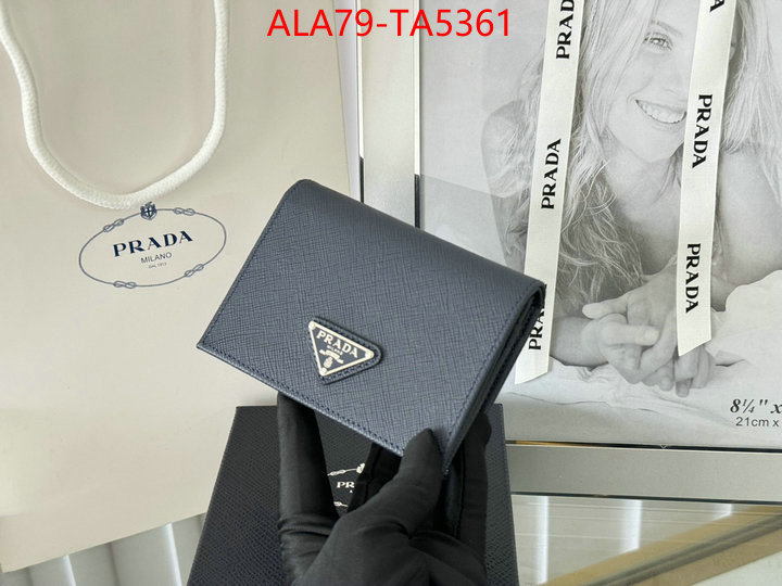 Prada Bags(TOP)-Wallet is it illegal to buy dupe ID: TA5361 $: 79USD,