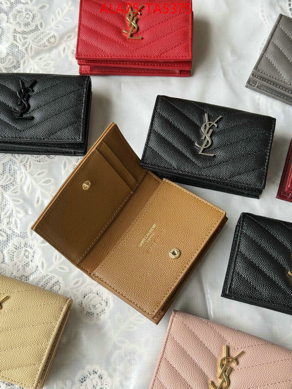 YSL Bags(TOP)-Wallet- replicas buy special ID: TA5375 $: 75USD,