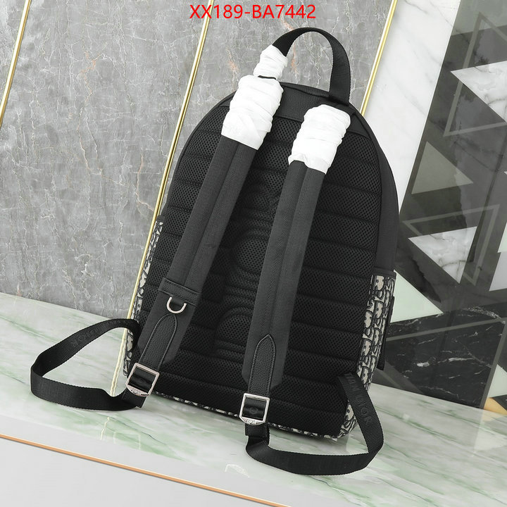 Dior Bags(TOP)-Backpack- copy aaaaa ID: BA7442 $: 189USD,