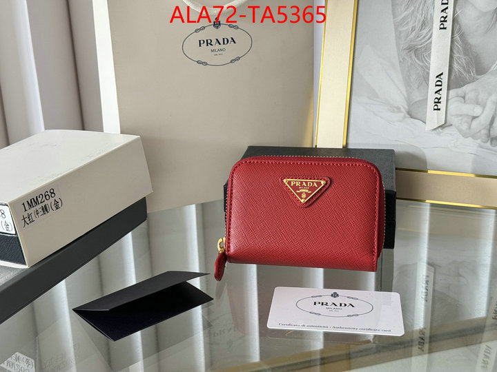 Prada Bags(TOP)-Wallet mirror copy luxury ID: TA5365 $: 72USD,