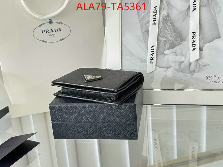 Prada Bags(TOP)-Wallet is it illegal to buy dupe ID: TA5361 $: 79USD,