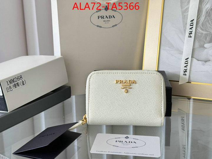 Prada Bags(TOP)-Wallet best knockoff ID: TA5366 $: 72USD,