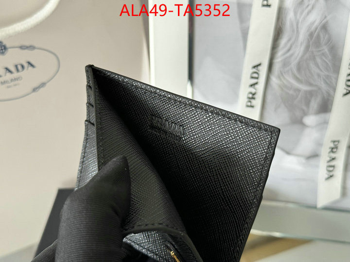 Prada Bags(TOP)-Wallet how to buy replcia ID: TA5352 $:49USD,