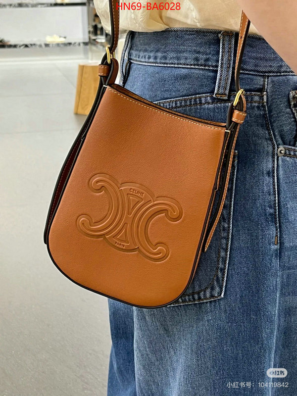 CELINE Bags(4A)-Crossbody- cheap wholesale ID: BA6028 $: 69USD,