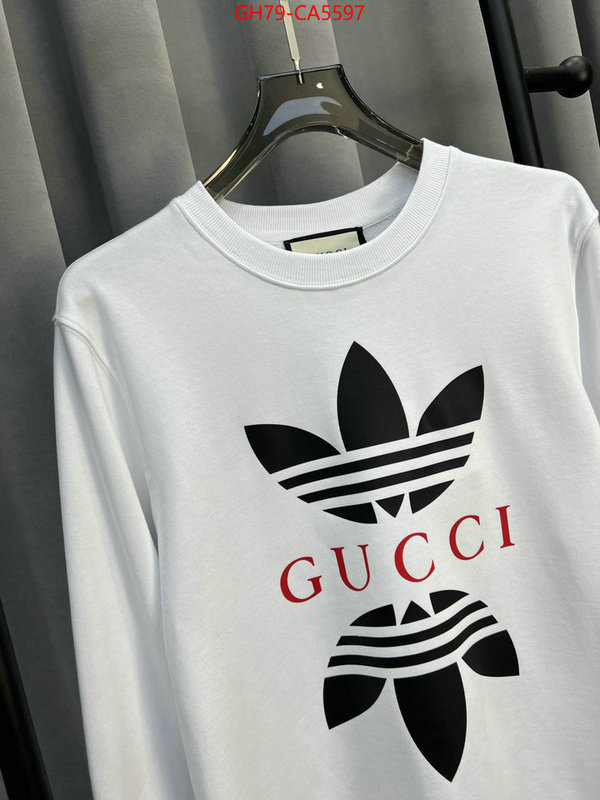 Clothing-Gucci fashion replica ID: CA5597 $: 79USD