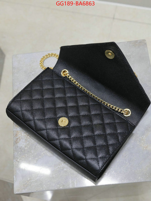 YSL Bags(TOP)-Envelope Series how to find replica shop ID: BA6863 $: 189USD,