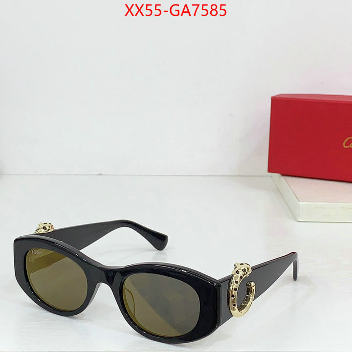 Glasses-Cartier where can i buy the best quality ID: GA7585 $: 55USD