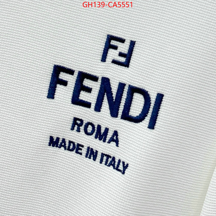 Clothing-Fendi highest quality replica ID: CA5551 $: 139USD