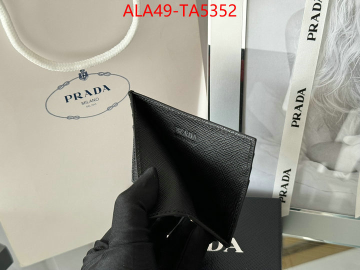 Prada Bags(TOP)-Wallet how to buy replcia ID: TA5352 $:49USD,