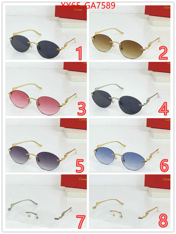 Glasses-Cartier best knockoff ID: GA7589 $: 65USD