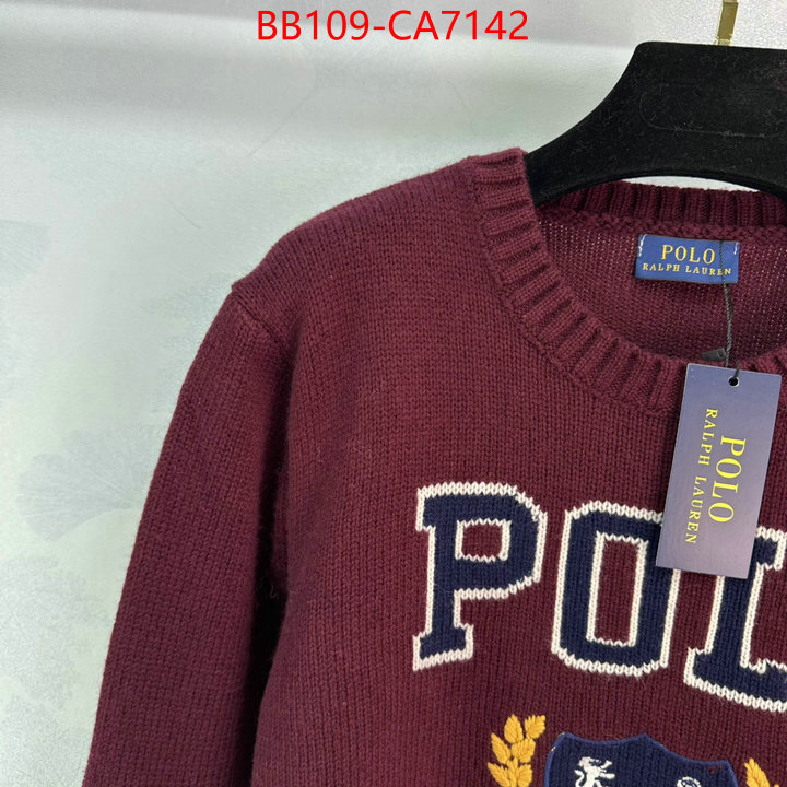 Clothing-Polo designer wholesale replica ID: CA7142 $: 109USD