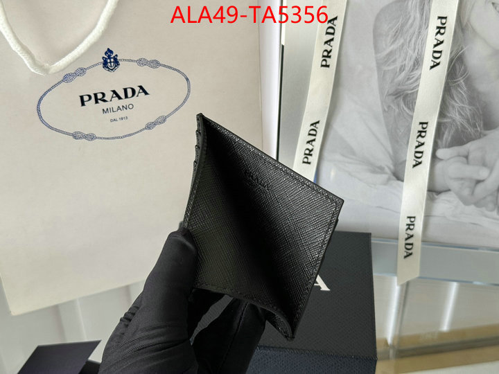 Prada Bags(TOP)-Wallet where quality designer replica ID: TA5356 $: 49USD,