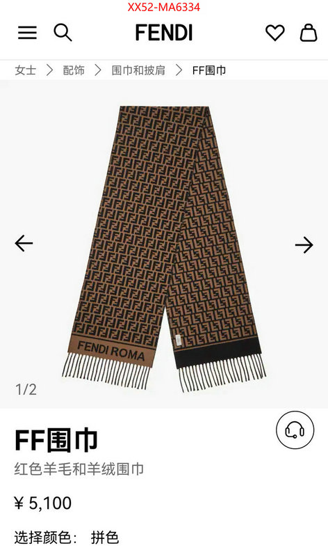 Scarf-Fendi what's best ID: MA6334 $: 52USD