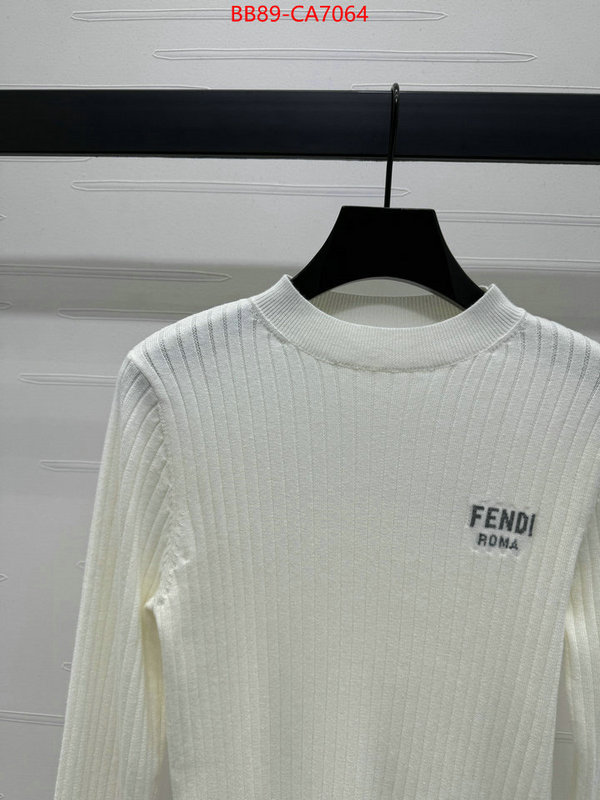 Clothing-Fendi wholesale replica shop ID: CA7064 $: 89USD