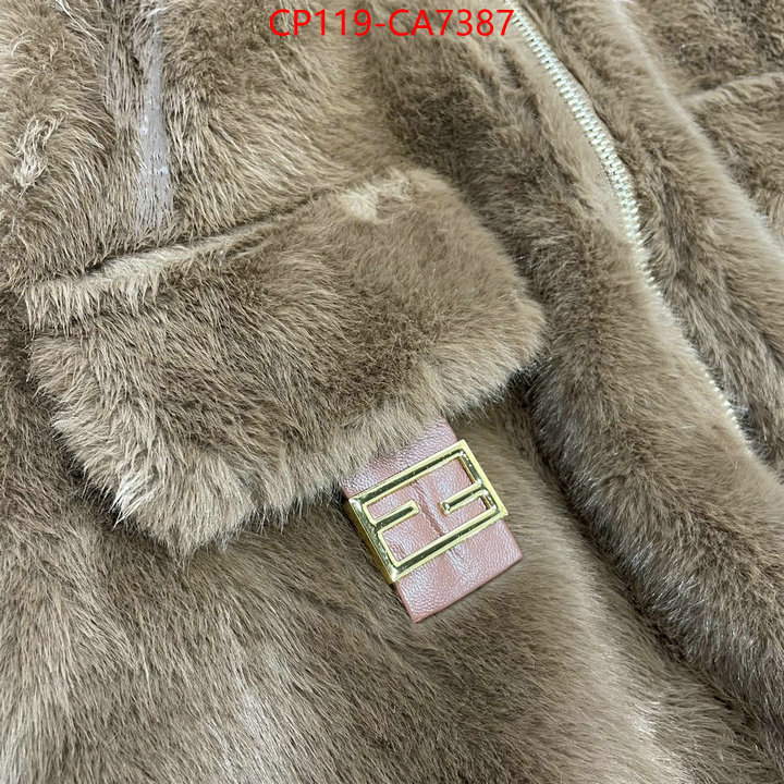 Clothing-Fendi aaaaa class replica ID: CA7387 $: 119USD