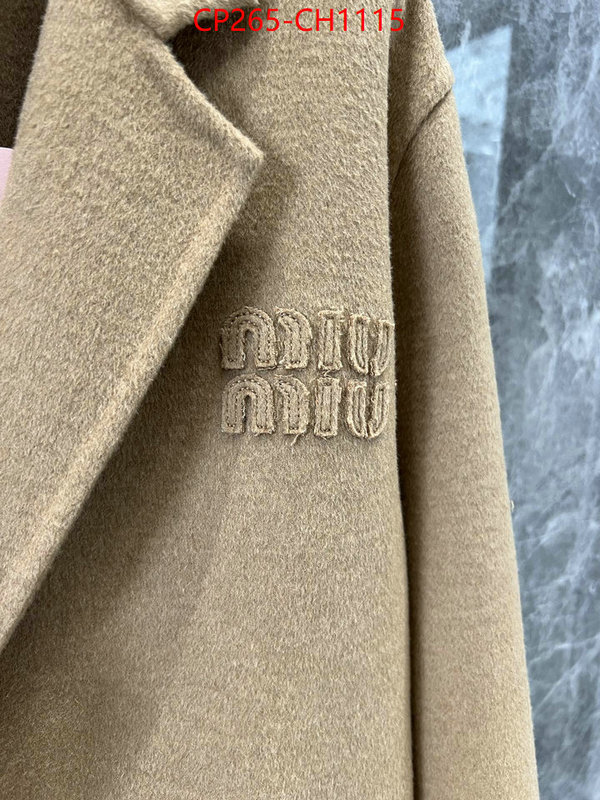 Clothing-MIU MIU exclusive cheap ID: CH1115 $: 265USD