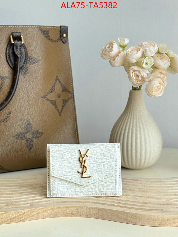 YSL Bags(TOP)-Wallet- the top ultimate knockoff ID: TA5382 $: 75USD,