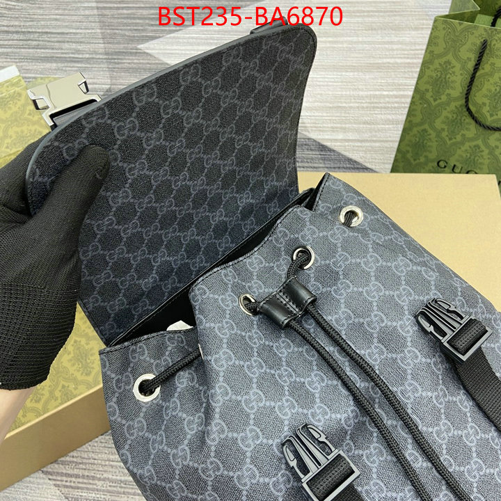 Gucci Bags(TOP)-Backpack- what's best ID: BA6870 $: 235USD,