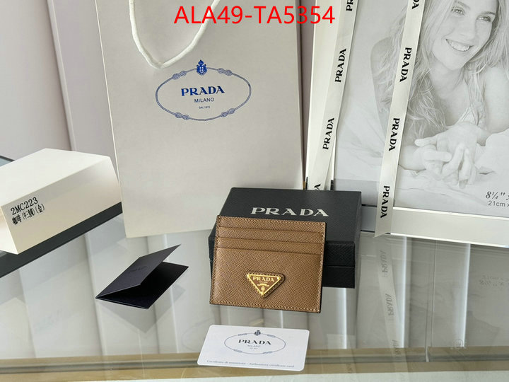 Prada Bags(TOP)-Wallet where to buy the best replica ID: TA5354 $: 49USD,