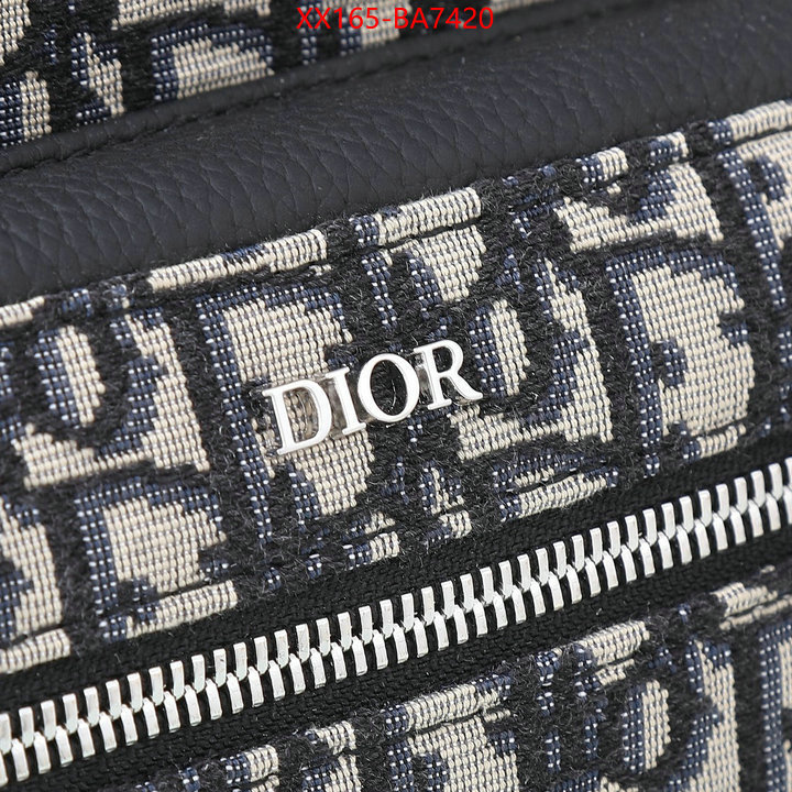 Dior Bags(TOP)-Backpack- buy 2024 replica ID: BA7420 $: 165USD,