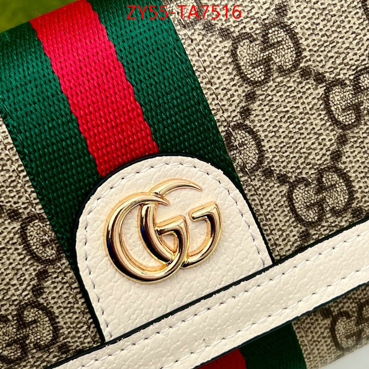 Gucci Bags(4A)-Wallet- mirror copy luxury ID: TA7516 $: 55USD,