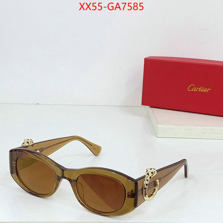 Glasses-Cartier where can i buy the best quality ID: GA7585 $: 55USD