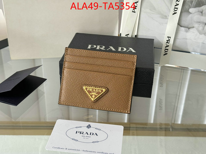 Prada Bags(TOP)-Wallet where to buy the best replica ID: TA5354 $: 49USD,