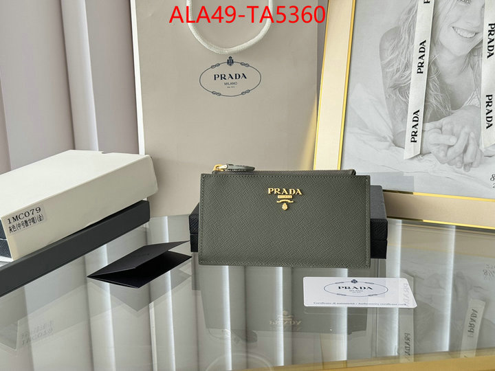 Prada Bags(TOP)-Wallet are you looking for ID: TA5360 $: 49USD,