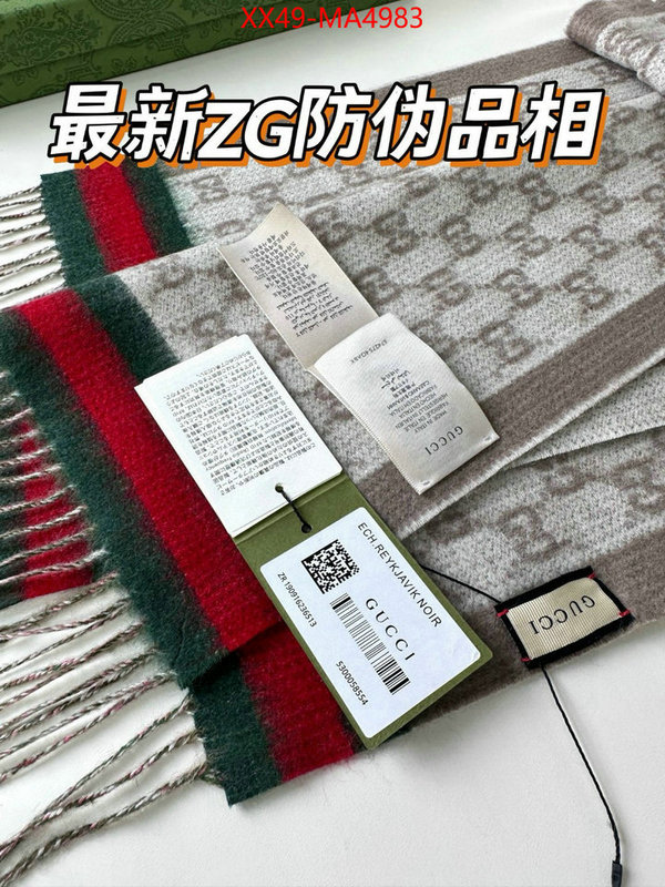 Scarf-Gucci luxury fashion replica designers ID: MA4983 $: 49USD