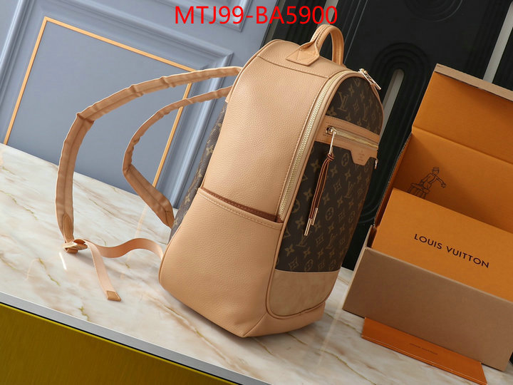 LV Bags(4A)-Backpack- where should i buy replica ID: BA5900 $: 99USD,