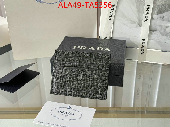 Prada Bags(TOP)-Wallet where quality designer replica ID: TA5356 $: 49USD,